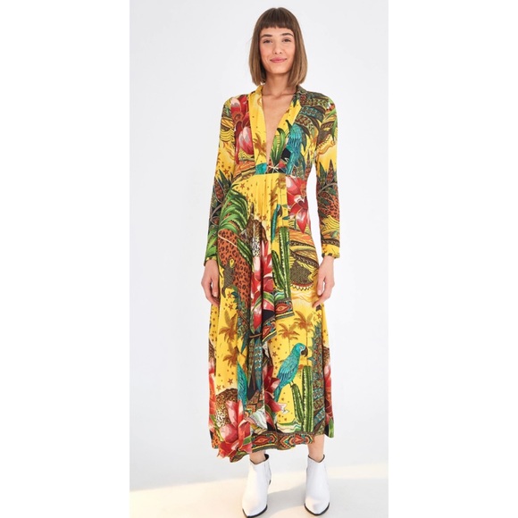 NWT FARM Rio Tropical Dreams Maxi dress - Picture 2 of 14